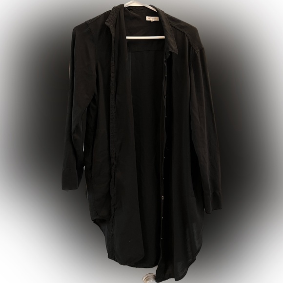 Silence + Noise black button up long sleeve - Picture 2 of 2